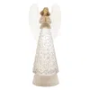 Melrose International Led Angel Snow Globe 12.5"h - White