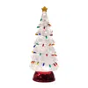Melrose International Led Christmas Tree With Holiday Lights 11.5"h - White, Red, Green In Multi