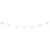 Melrose International Led Crackle Glass Ball Light String 11'l - White, Clear