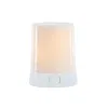 Melrose International Led Fia Flame Designer Candle With Orange Hue 3"h - White