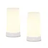 Melrose International Led Flickering Light Designer Candle With Remote And Magnet (set Of 2) - White