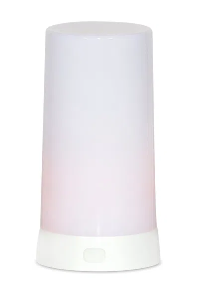 Melrose International Led Flickering Light Pillar Candle With Remote (set Of 2) - White