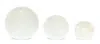 Melrose International Led Frosted Snowball Globe (set Of 3) - White