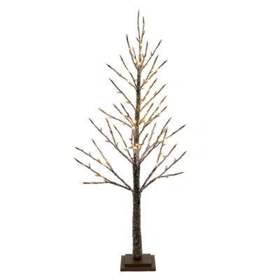 Melrose International Led Icy Twig Tree 48"h - Brown