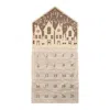 Melrose International Led Joy To The World Christmas Countdown 34.5"h - Brown, Beige
