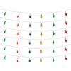 Melrose International Led Lighted Strand With Classic Bulb Design (set Of 6 Strands) - Blue, Green, Red