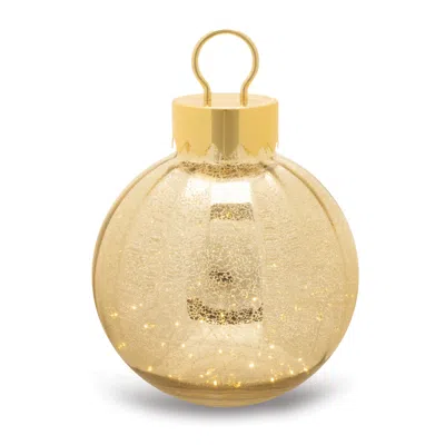 Melrose International Led Mercury Glass Ornament 13"h - Gold