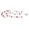 Melrose International Led Sleigh Bell Wire Garland (set Of 2) - Red, Blue