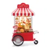 Melrose International Led Snow Globe Santa's Candy Stand 10.75"h - Red, White
