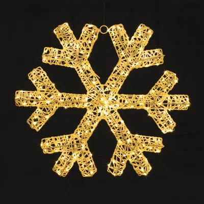 Melrose International Led Snowflake 24"h - White