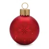 Melrose International Led Snowflake Ornament Decor 11"h - Red, Gold