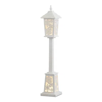 Melrose International Led Winter Lantern Post 48"h - White