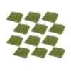 Melrose International Lifelike Moss Display Mat (set Of 12) - Green, Brown