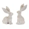 Melrose International Long Ear Rabbit Figurine (set Of 4) - Beige