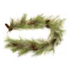 Melrose International Long Needle Pine And Pinecone Garland 6'l - Green, Brown