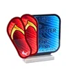 Melrose International Margaritaville Flip Flop Ekkolight 12"h - Red, Blue In Multi