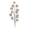 Melrose International Metal Sleigh Bell Cluster Spray (set Of 2) - Red, Gold