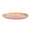 Melrose International Metallic Aluminum Tray 16.25"d - Gold