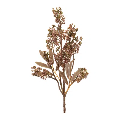 Melrose International Mini Berry Cluster Spray (set Of 6) - Purple, Brown