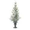 Melrose International Mini Pine Tree In Urn 28"h - White, Green