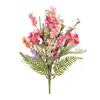 Melrose International Mixed Daisy Floral Bush (set Of 2) - Pink, Green