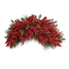 Melrose International Mixed Pine And Berry Cresti 31"l - Red, Green