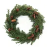 Melrose International Mixed Pine Cone Wreath 26"d - Green, Brown