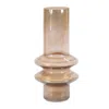 Melrose International Modern Glass Cylinder Vase (set Of 2) - Beige