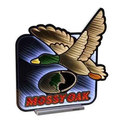 Melrose International Mossy Oak Duck Logo Ekkolight 23.75"h - Brown, Red, White