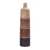 Melrose International Multi-toned Mango Wood Floor Vase 23.75"h - Brown