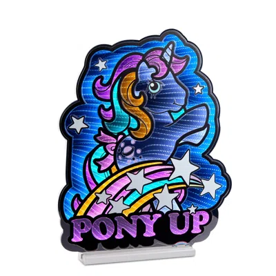 Melrose International My Little Pony Pony Up Ekkolight 24"h - Blue, Pink, Orange
