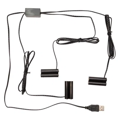 Melrose International No More Batteries 3 Aa Replacement (set Of 3) - Black