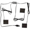 Melrose International No More Batteries 3 Aaa Replacement (set Of 3) - Black
