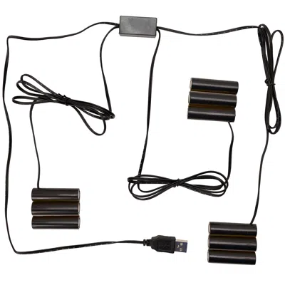 Melrose International No More Batteries 3 Aaa Replacement (set Of 3) - Black