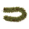 Melrose International Pine And Pinecone Garland 5.5'l - Green, Brown
