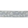 Melrose International Pine And Pinecone Print Wired Ribbon (set Of 2) - Blue, Gray