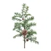 Melrose International Pine And Pinecone Spray (set Of 6) - Green, Brown
