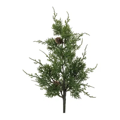 Melrose International Pine And Pinecones Spray (set Of 6) - Green