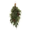 Melrose International Pine And Pinecones Wall Swag Bundle 28"h - Green, Brown