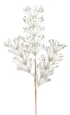 Melrose International Pine And Sequin Spray (set Of 12) - Tiffany, Brown