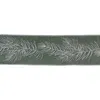 Melrose International Pine Branch Ribbon 4" X 5 Yds. - Green; Silver