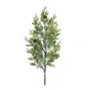 Melrose International Pine Spray (set Of 2) - Green, White