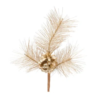 Melrose International Pine Stems In Gold