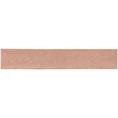 Melrose International Pink Shimmer Wired Ribbon (set Of 2) - Pink