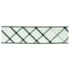 Melrose International Plaid Wired Ribbon 4" X 5 Yds - White, Green