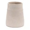 Melrose International Recycled Paper Chalk Vase 6.5"h - Beige