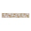 Melrose International Red And White Pine Tree Wired Ribbon (set Of 2) - Beige, Red, White
