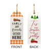 Melrose International Reversible Fall Friends And Jolly Holiday Tag 23.5"h - White; Orange