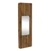 Melrose International Rustic Wooden Wall Mirror 29"h - Brown