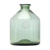 Melrose International Sage Glass Bottle Neck Vase 9"h - Green